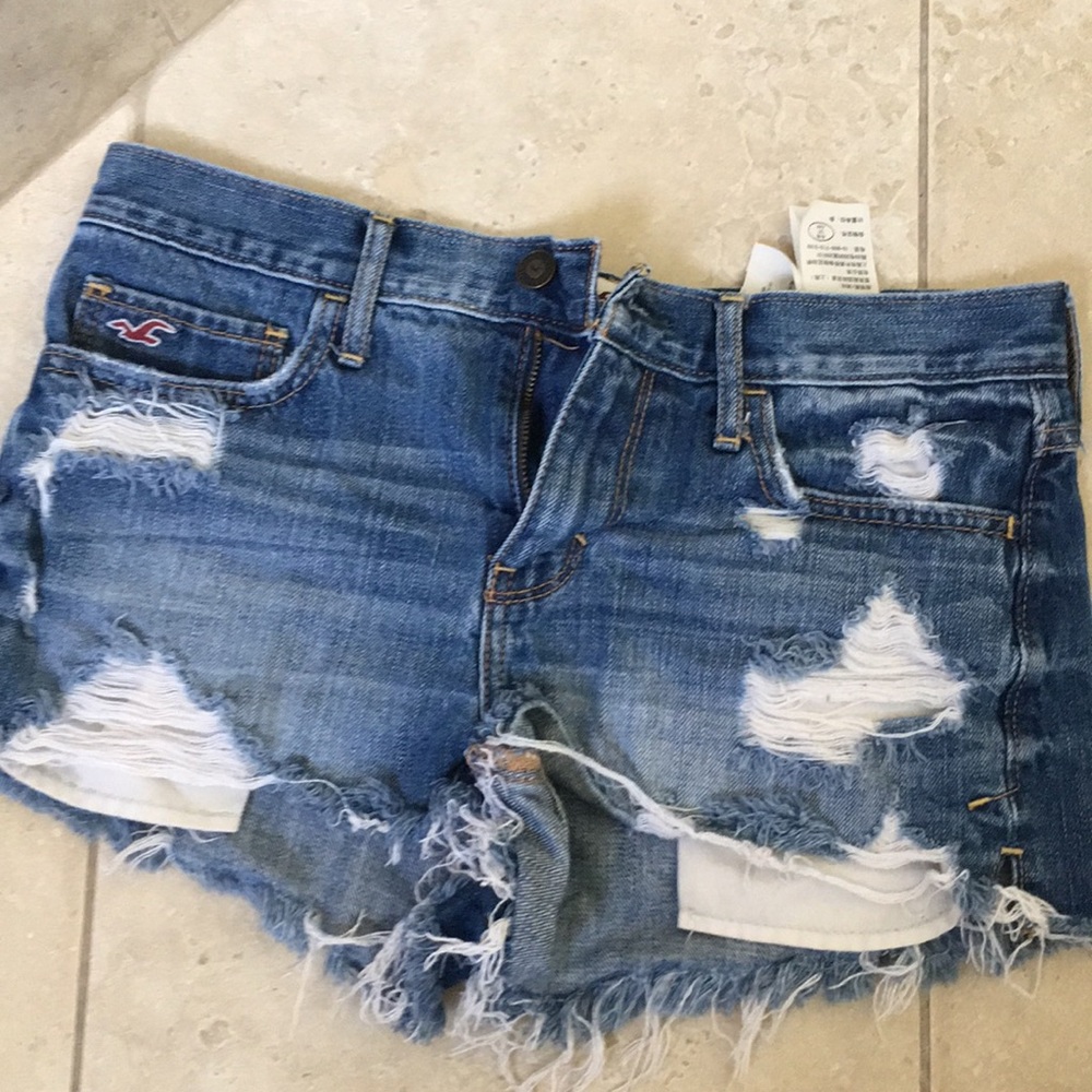 Hollister size 5 jean shorts